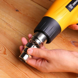 Строительный фен Deko HG2000W смена насадок