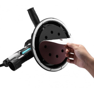 Эксцентриковая шлифмашина Deko DKG900 063-2207 смена шлифовального диска