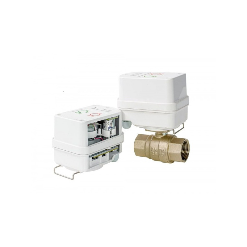 Шаровый электропривод Gidrolock Winner Radio Bonomi 1" вид внутри