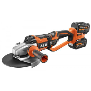 Угловая шлифмашина аккумуляторная AEG Powertools BEWS18-230BL-0 4935459735 (без АКБ) с аккумуляторами