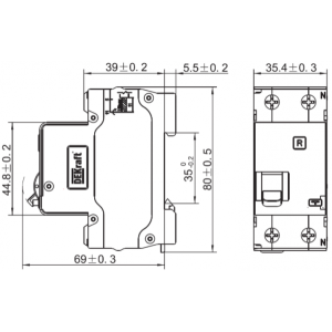 Дифференциальный автомат DEKraft ДИФ-103 16053DEK параметры
