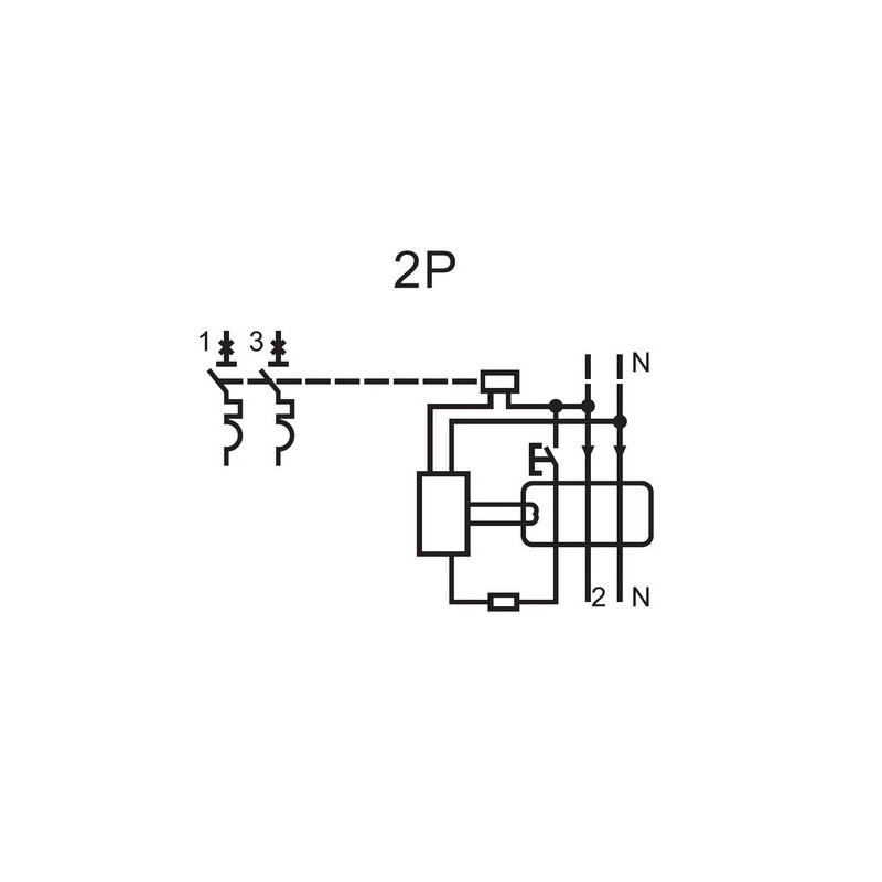 Дифференциальный автомат DEKraft ДИФ-101 15003DEK схема