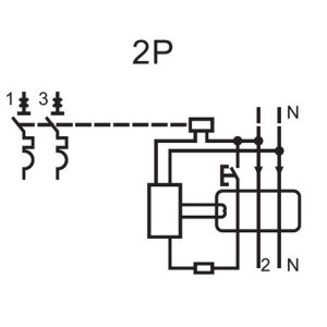 Дифференциальный автомат DEKraft ДИФ-101 15003DEK схема