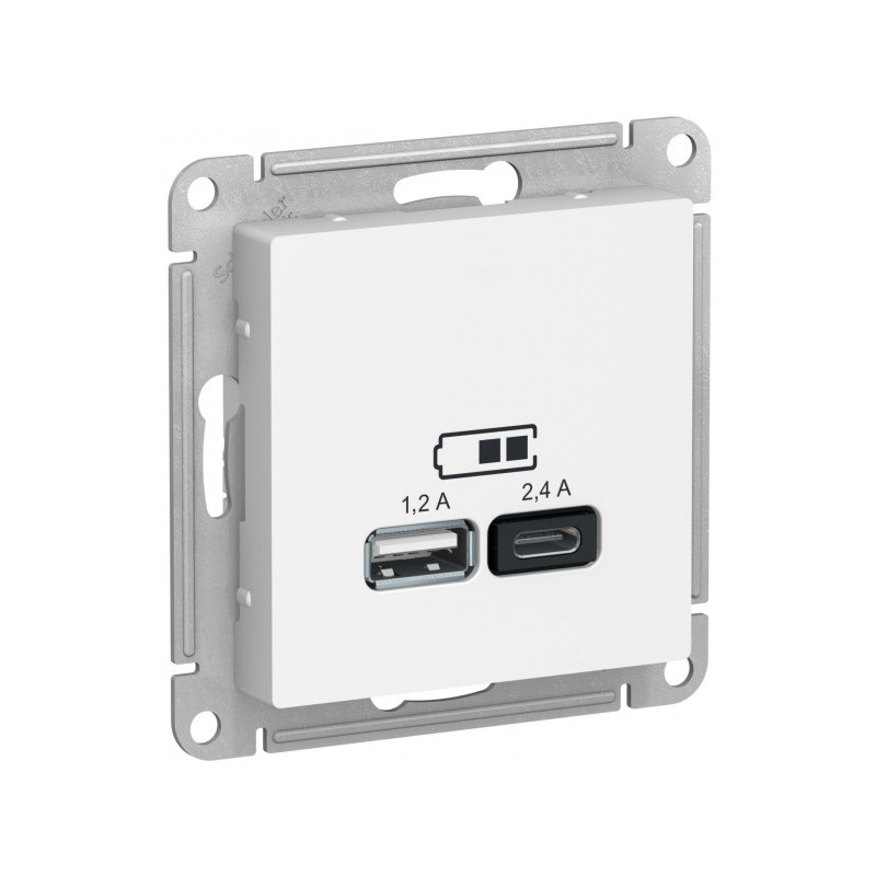 Розетка Schneider Electric Atlas Design ATN000139 белый