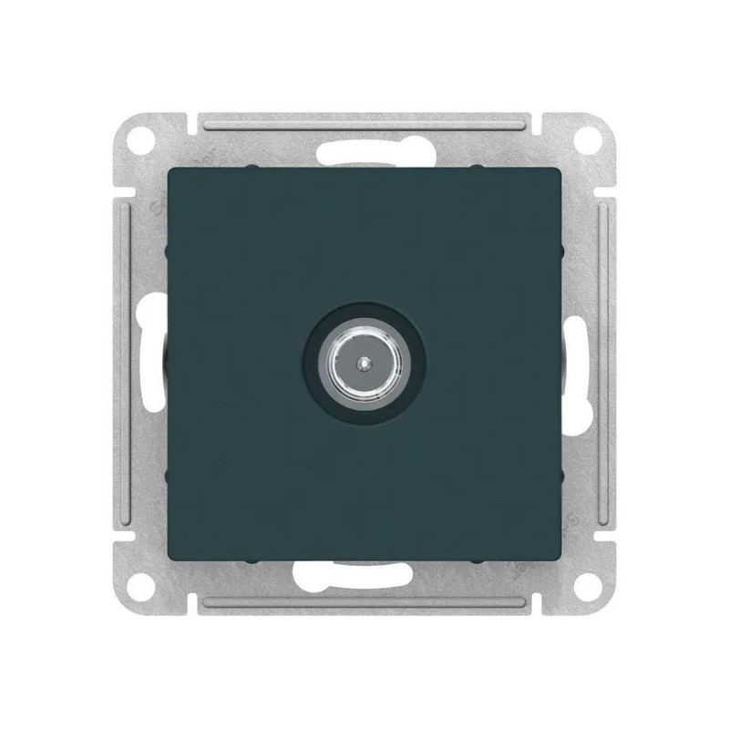 Розетка Schneider Electric Atlas Design ATN000891 изумруд спереди