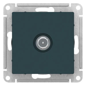 Розетка Schneider Electric Atlas Design ATN000891 изумруд спереди