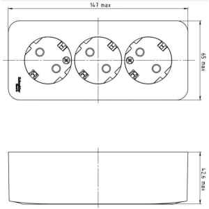 Розетка Schneider Electric Blanca BLNRA010312 молочный параметры