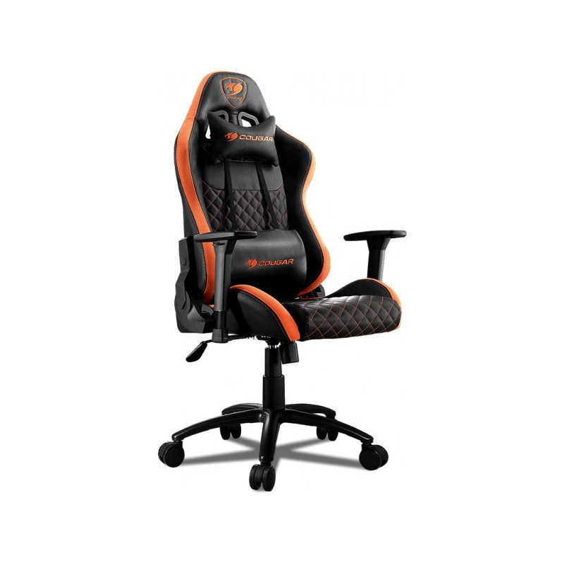 Кресло геймерское Cougar Armor Rampart черный/оранжевый