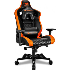 Кресло геймерское Cougar Armor Titan черный/оранжевый