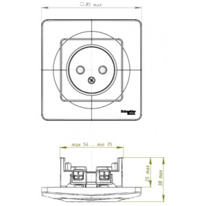 Розетка Schneider Electric Blanca BLNRS000011 параметры