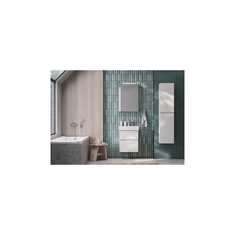 Шкаф с зеркалом Roca Oleta 857643806 сбоку