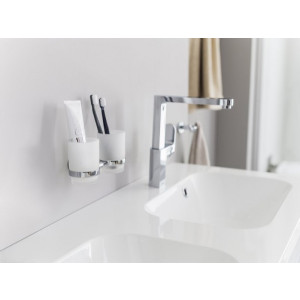 Набор стаканов для зубной щетки и пасты Ravak Chrome крепление