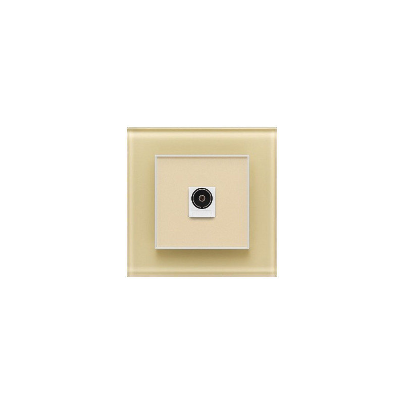 Розетка телевизионная DeLUMO Orto 1014 классический бежевый