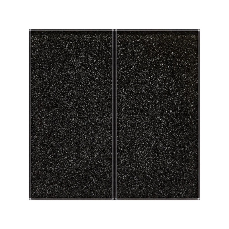 Одноканальный двухклавишный радиопульт DeLUMO Ideo 0337 сияющий черный