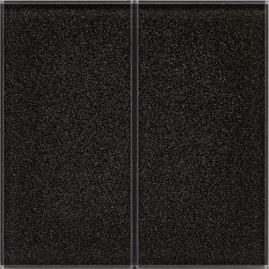 Одноканальный двухклавишный радиопульт DeLUMO Ideo 0337 сияющий черный