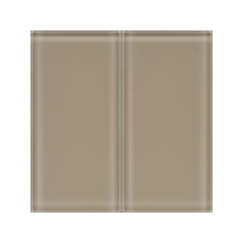 Одноканальный двухклавишный радиопульт DeLUMO Ideo 1236 светлый коричневый