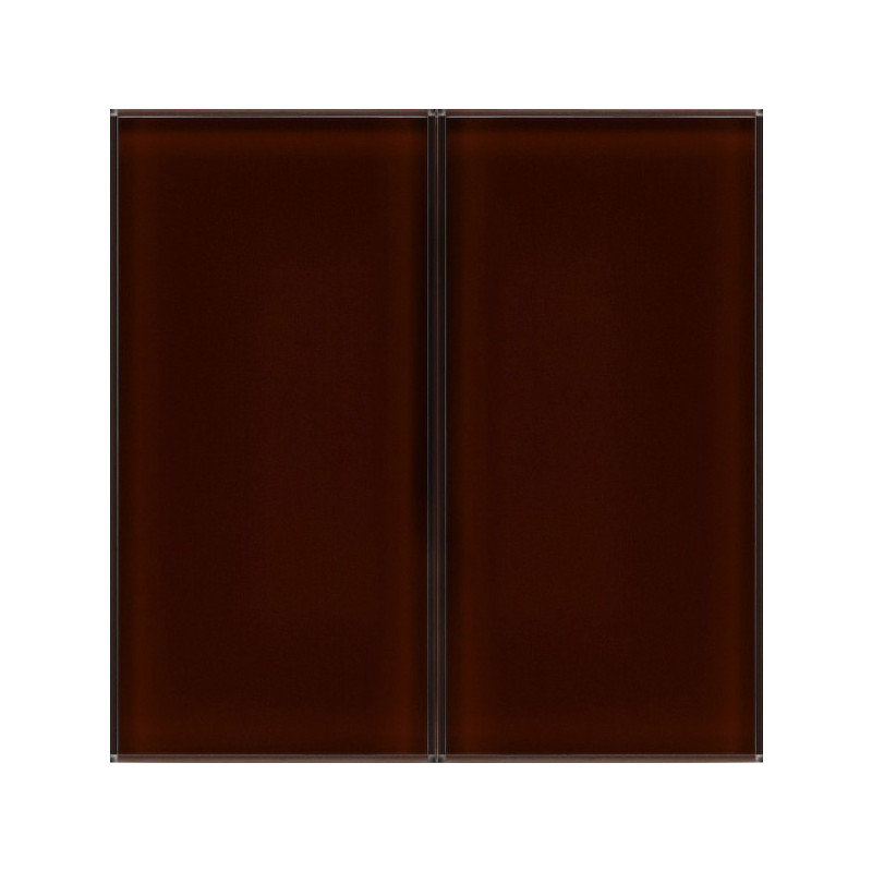 Одноканальный двухклавишный радиопульт DeLUMO Ideo 8017 темный коричневый