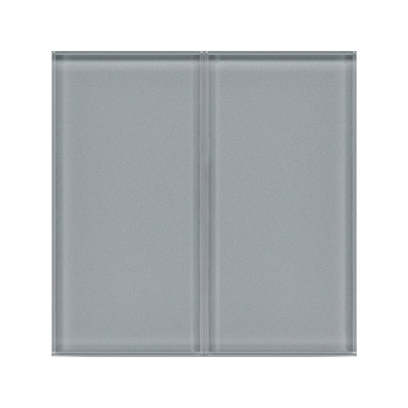 Одноканальный двухклавишный радиопульт DeLUMO Ideo 9006 серый металлик