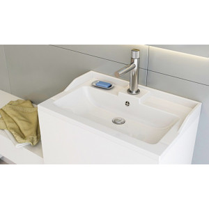 Умывальник Andrea Laura 650 сбоку