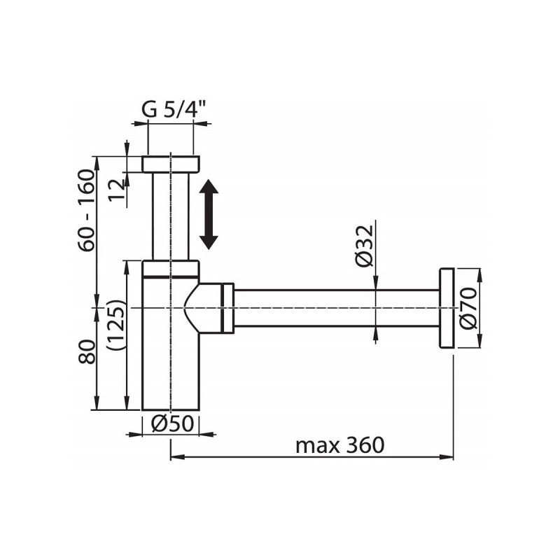 Сифон Ravak X01747 схема
