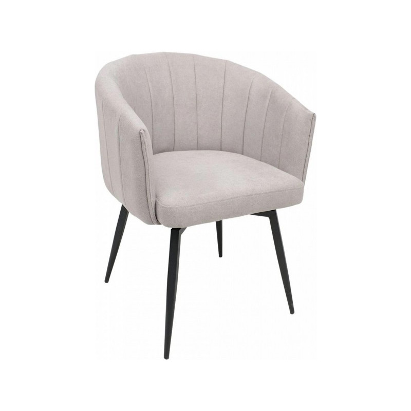 Кресло AksHome Melon светло-бежевый/черный