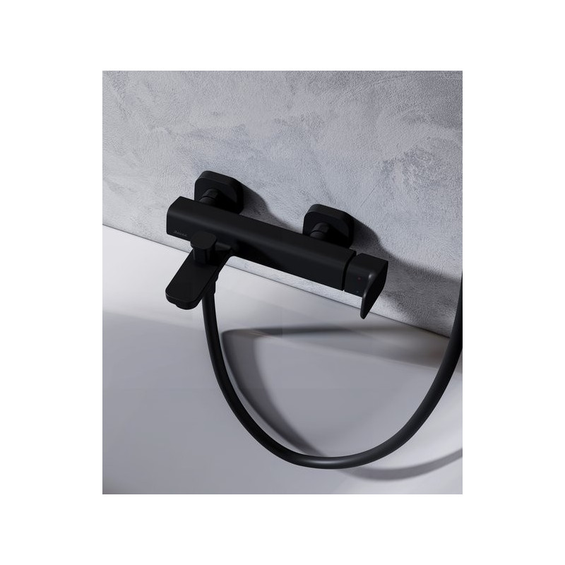 Смеситель Ravak TD F 022.20/150 X070152 матовый черный на стене