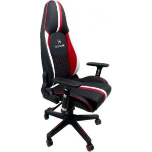Кресло геймерское AksHome Bolid черный/белый/красный