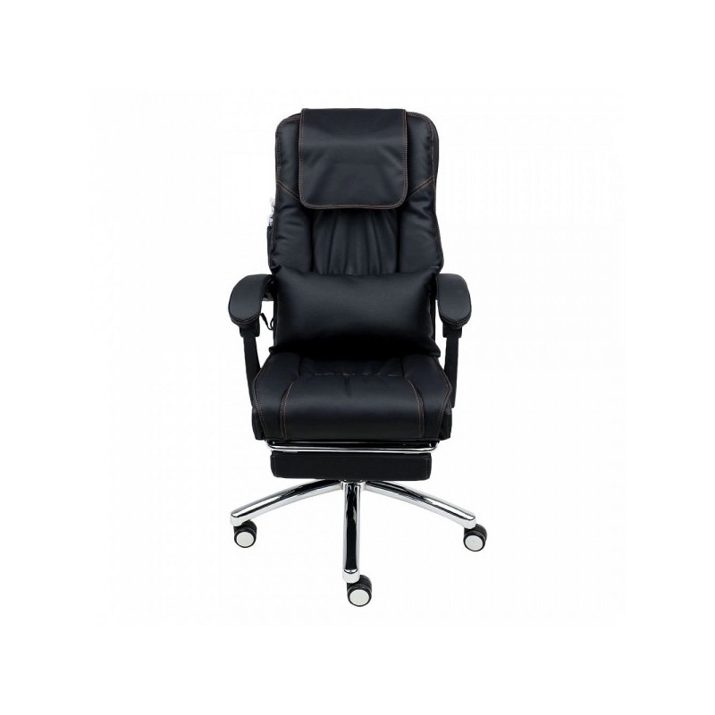 Кресло компьютерное AksHome Chief Massage черный вид спереди