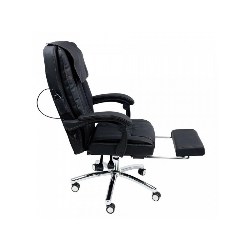Кресло компьютерное AksHome Chief Massage черный подставка для ног