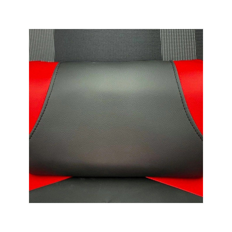 Кресло геймерское AksHome Dynamit черный/красный поясничный упор