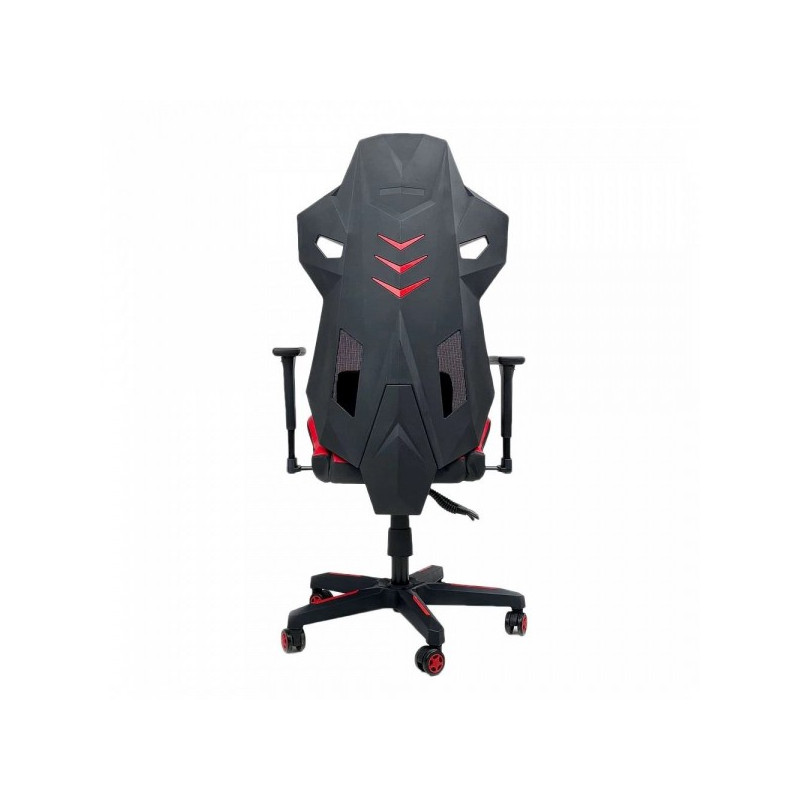 Кресло геймерское AksHome Dynamit черный/красный вид сзади