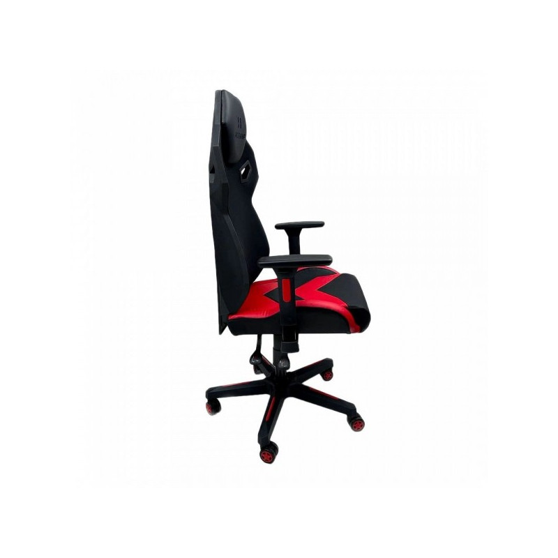 Кресло геймерское AksHome Dynamit черный/красный вид сбоку