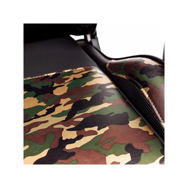 Кресло геймерское AksHome Military черный/камуфляж сиденье