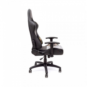 Кресло геймерское AksHome Military черный/камуфляж вид сбоку