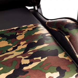 Кресло геймерское AksHome Military черный/камуфляж сиденье