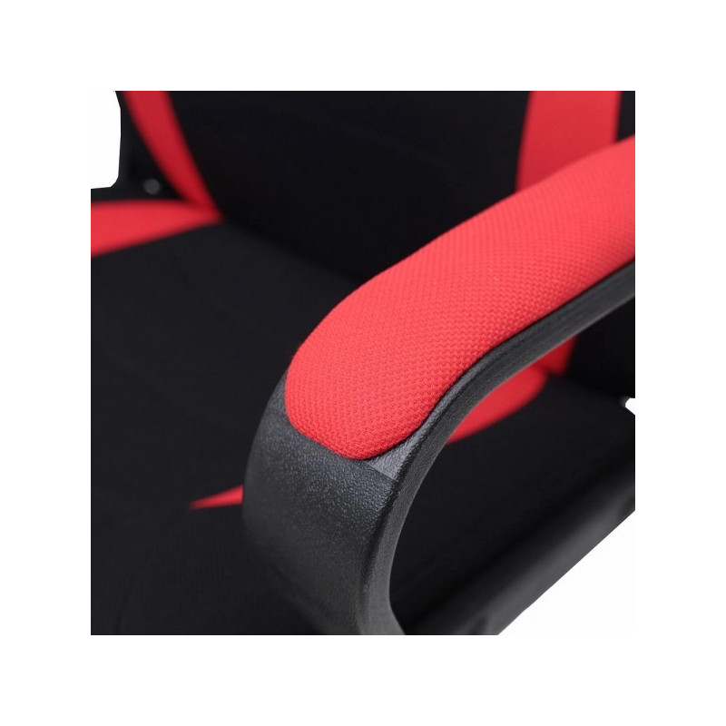 Кресло компьютерное AksHome Ranger красный/черный подлокотник