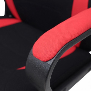 Кресло компьютерное AksHome Ranger красный/черный подлокотник