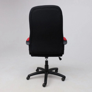 Кресло компьютерное AksHome Ranger красный/черный вид сзади