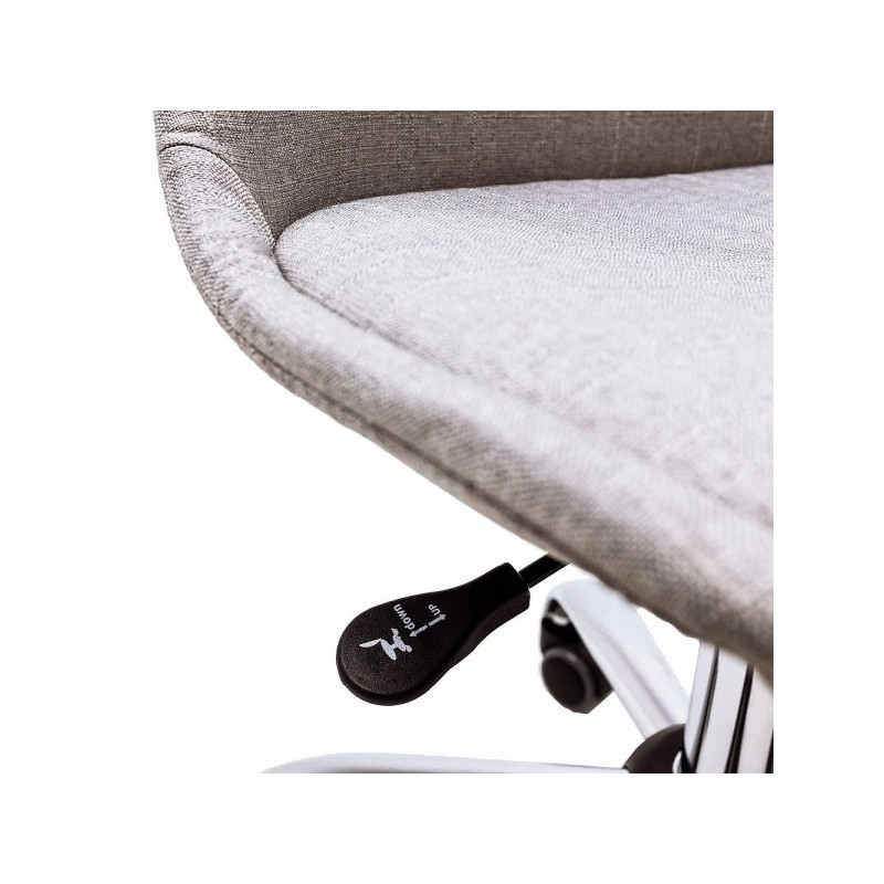 Кресло компьютерное AksHome Shell светло-серый сиденье