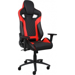 Кресло геймерское AksHome Viking красный/черный