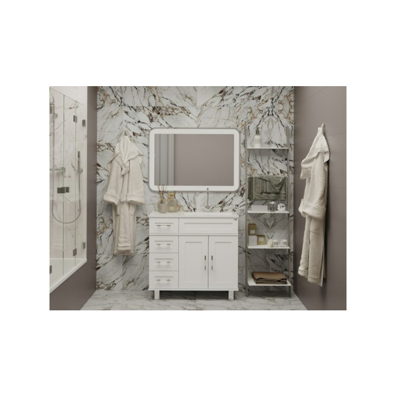 Тумба под умывальник Misty Купер 90 П-Куп01090-0124ЯП в ванной