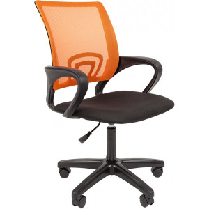 Кресло компьютерное Chairman 696 LT черный/оранжевый