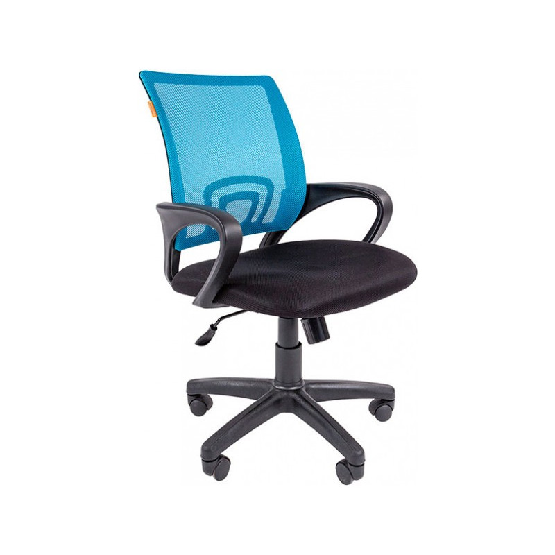 Кресло компьютерное Chairman 696 черный/голубой