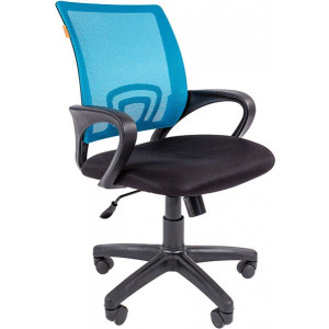 Кресло компьютерное Chairman 696 черный/голубой