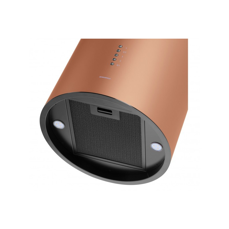 Вытяжка Maunfeld Lee Isla 39 Copper снизу