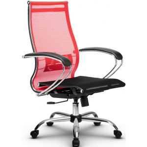 Кресло компьютерное Metta Комплект 9 CH черный/красный