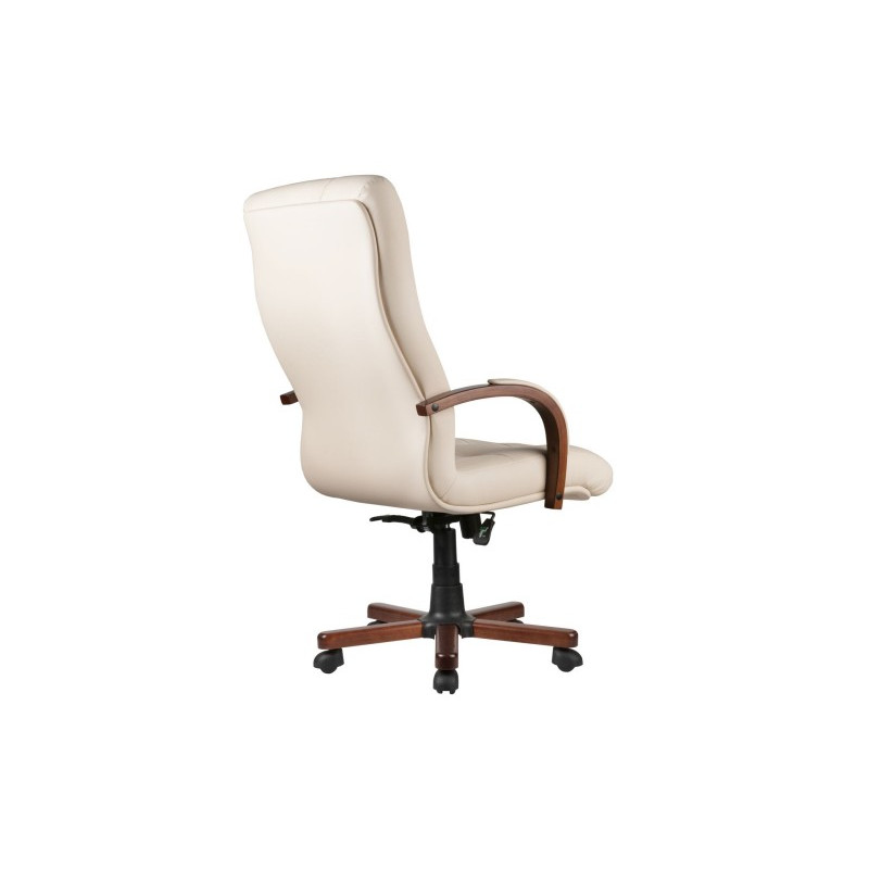 Кресло компьютерное Riva Chair M165 А бежевый вид сзади
