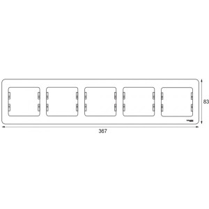 Рамка Schneider Electric Glossa GSL001305 графит параметры