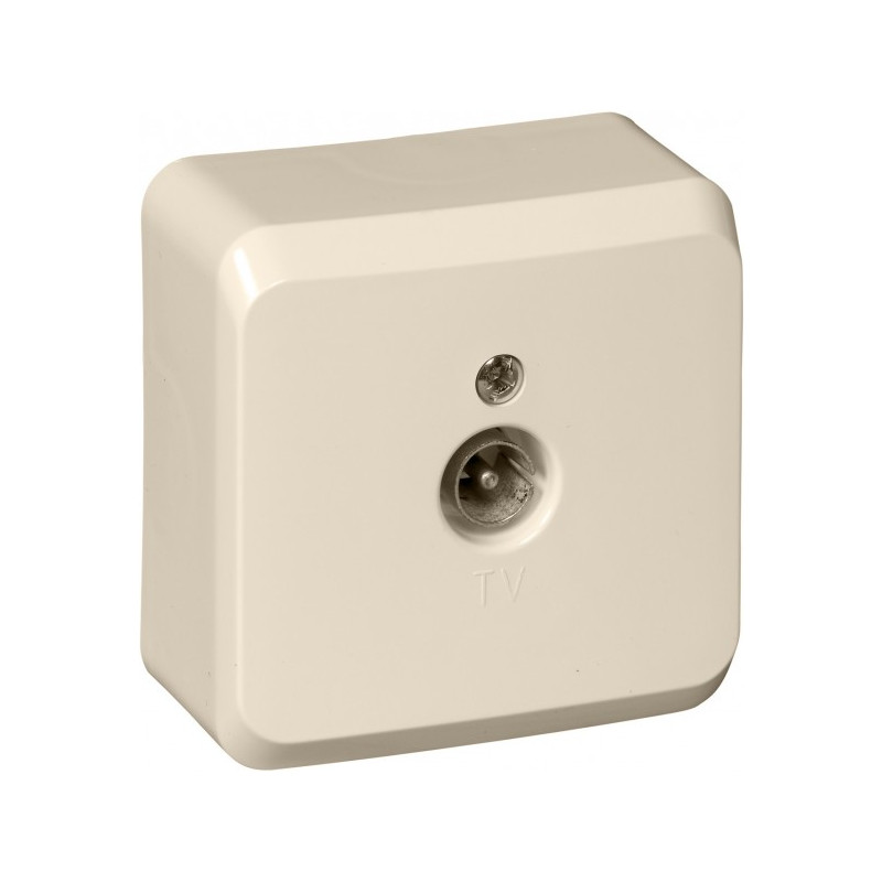 Розетка Schneider Electric Etud TVA-002K кремовая