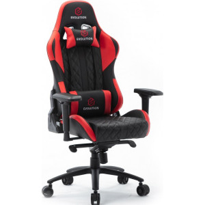 Кресло геймерское Evolution Racer M черный/красный